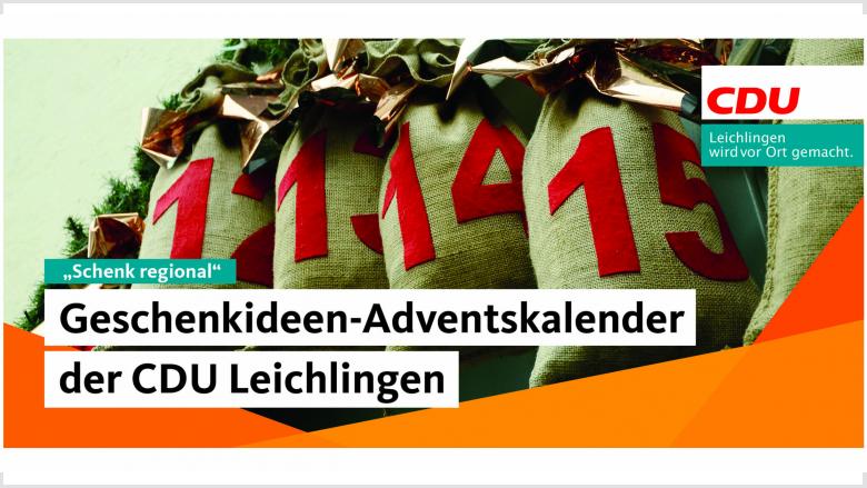 Der Geschenkideen-Adventskalender der CDU Leichlingen